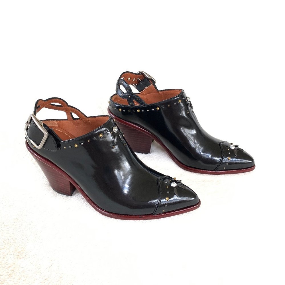 Coach Western Mules with Prairie Rivets - Picture 4 of 11